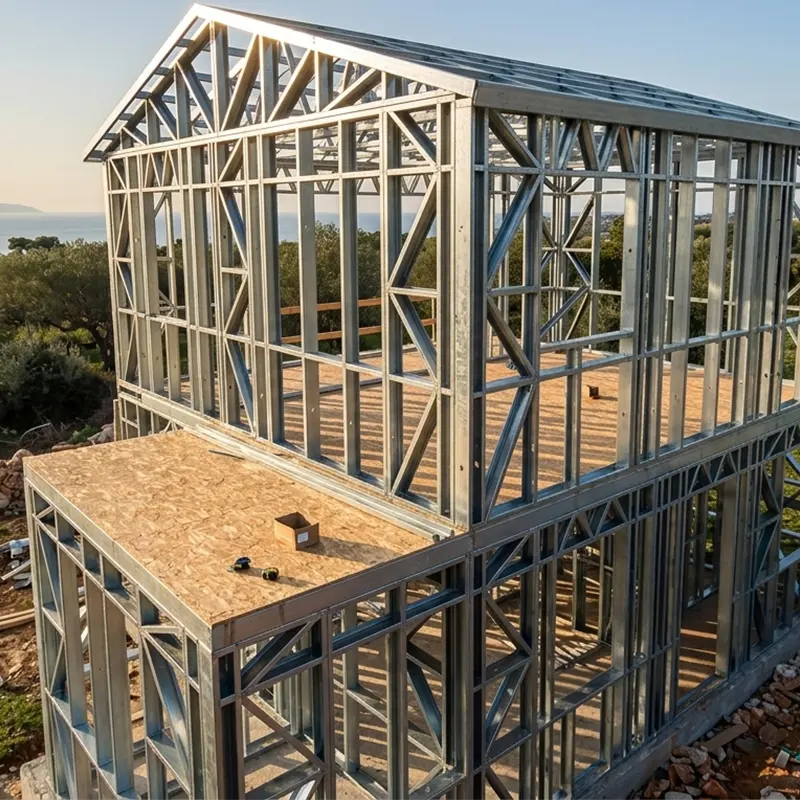 Residence under construction in Mavrata, Kefalonia - Sun Ionian Architects