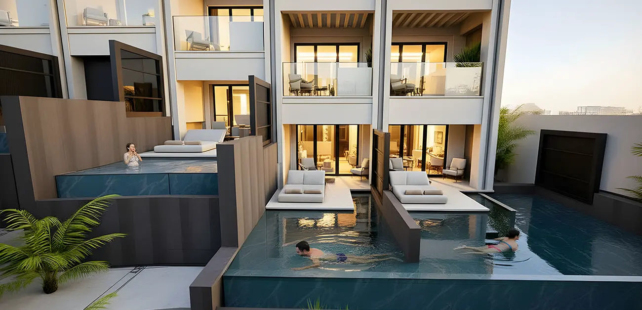 Luxury Suite Hotel with Private Pools - Sun Ionian Architects