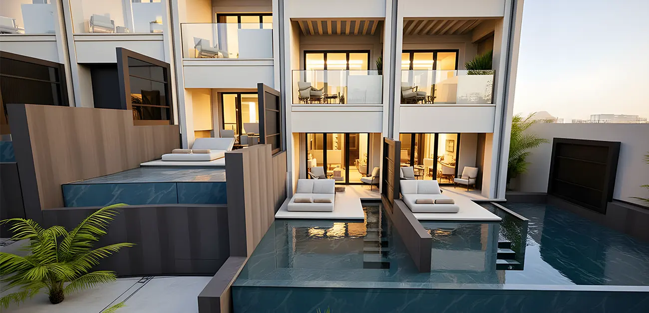 Luxury Suite Hotel with Private Pools - Sun Ionian Architects