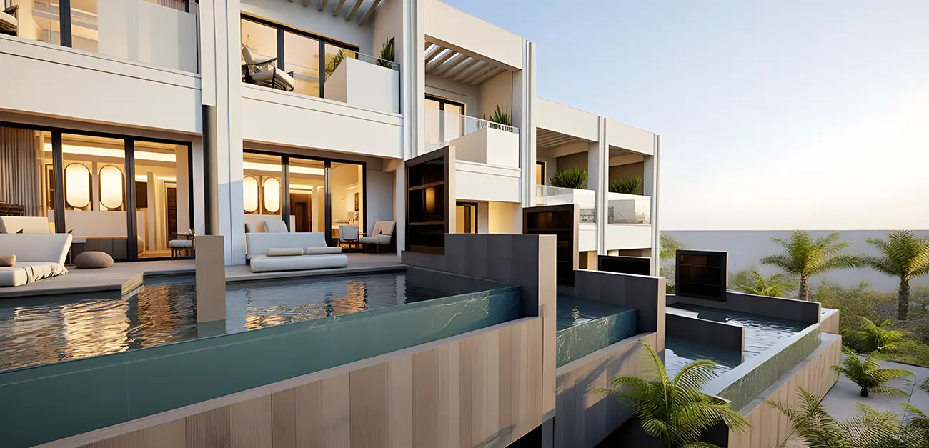 Luxury Suite Hotel with Private Pools - Sun Ionian Architects